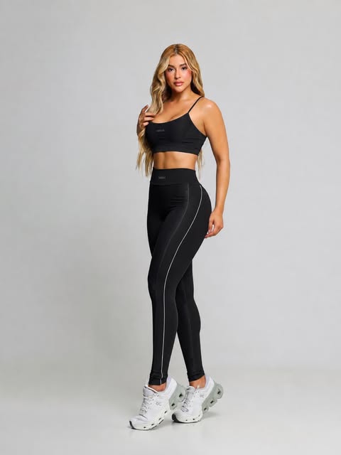 Conjunto deportivo negro de Elegida Fitwear